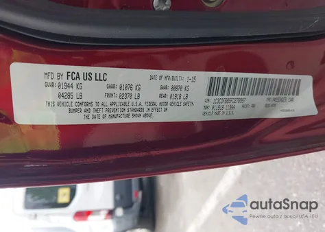 2015 Dodge Dart Sxt from USA, damaged, VIN 1C3CDFBB5FD278997